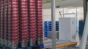Palletizing Robot in Tin Can Handling Operations