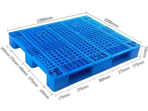 Three-Runner Plastic Pallet